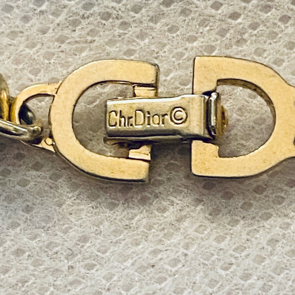 Vintage Christian Dior Gold Rope Chain Necklace - Picture 2 of 7